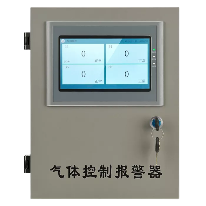 防爆控制器主机——多通道气体报警控制器,触摸屏显示与继电器联动输出