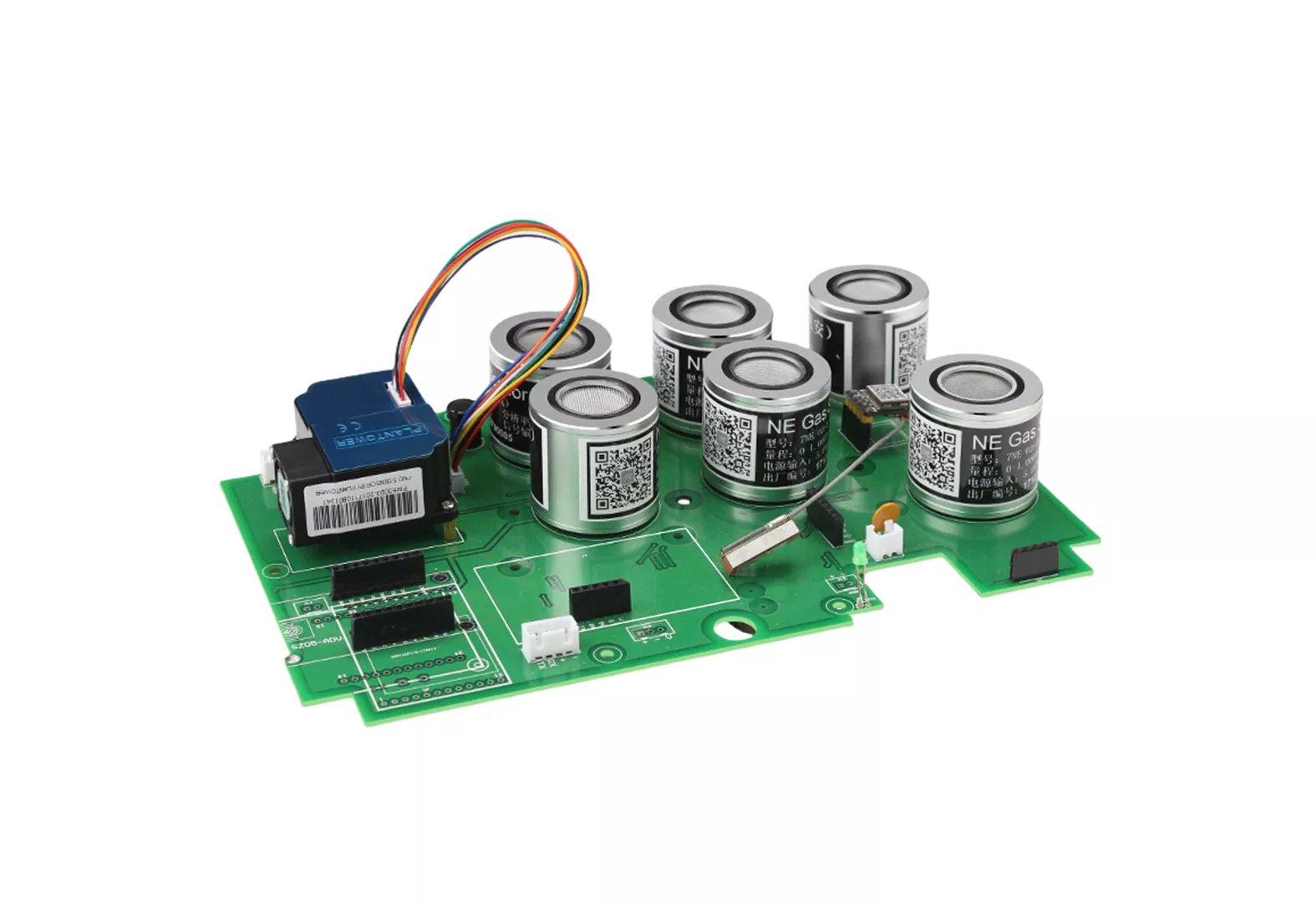 气体传感器模组PCB电路板——电化学传感器模组,集成到气体检测仪整机